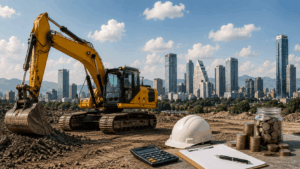 ¿Cuánto cuesta rentar una excavadora en CDMX