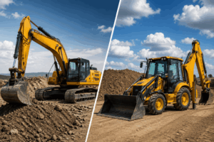¿Qué diferencia hay entre una excavadora y una retroexcavadora
